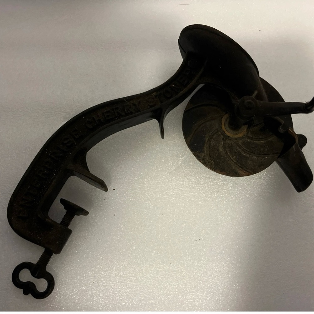 Enterprise Cherry Stoner Manufacturing Co. Philadelphia USA  Pat 1883 Antique